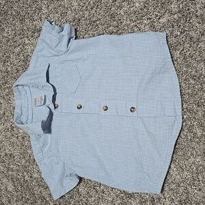 Carter Blue/White Button Down
